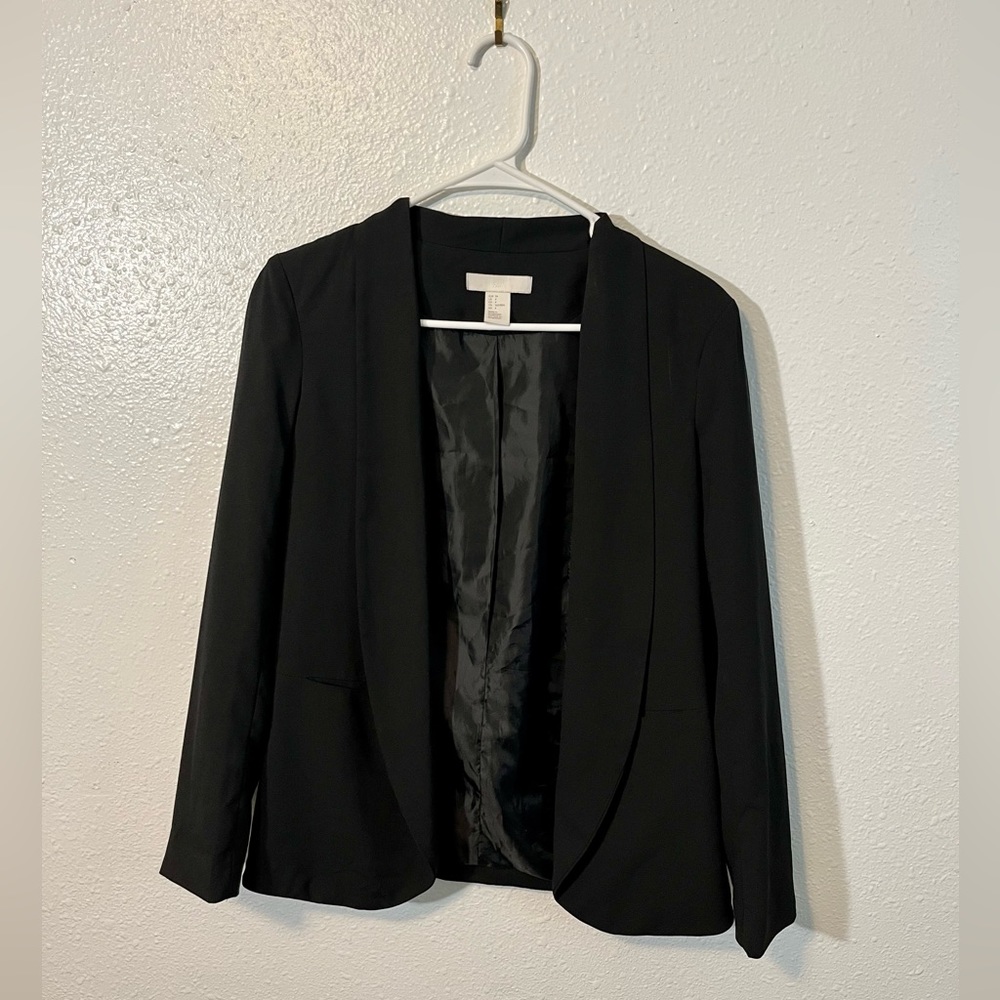 H&M Black Blazer Size 4